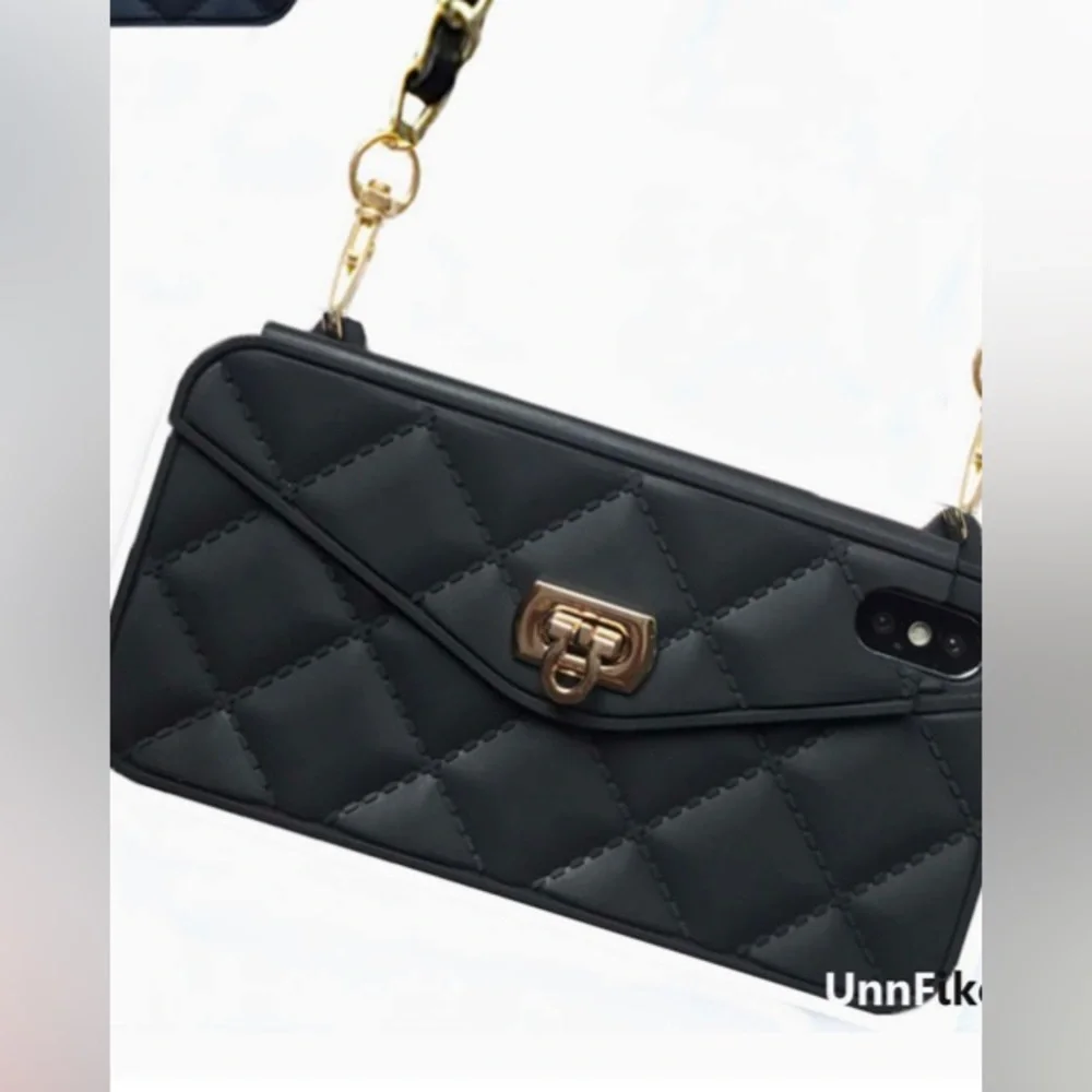 Wallet iPhone 12 Plus Case W/Shoulder Strap